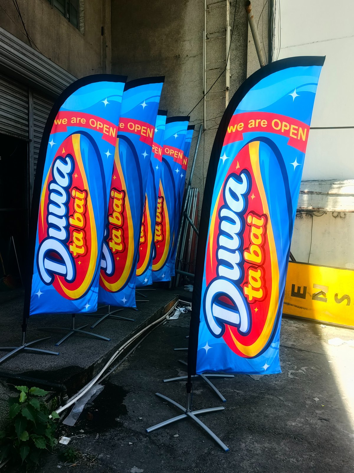 Dyna Tabai feather banner project by Sky Graphix Digital Solutions