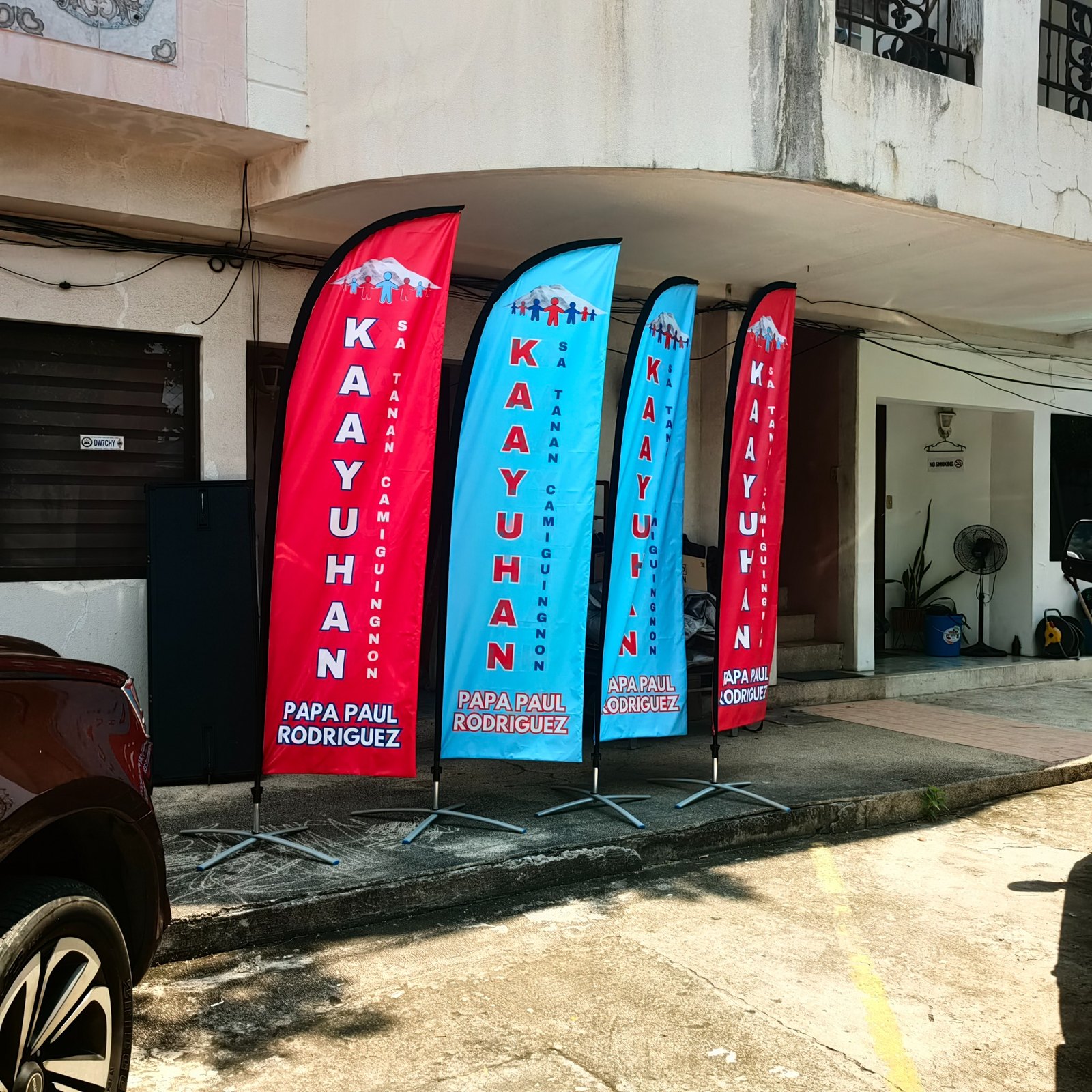 Kaayuhan feather banner project by Sky Graphix Digital Solutions