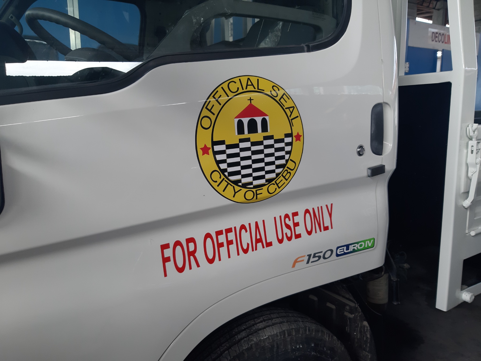 City of Cebu official seal vehicle sticker by Sky Graphix Digital Solutions