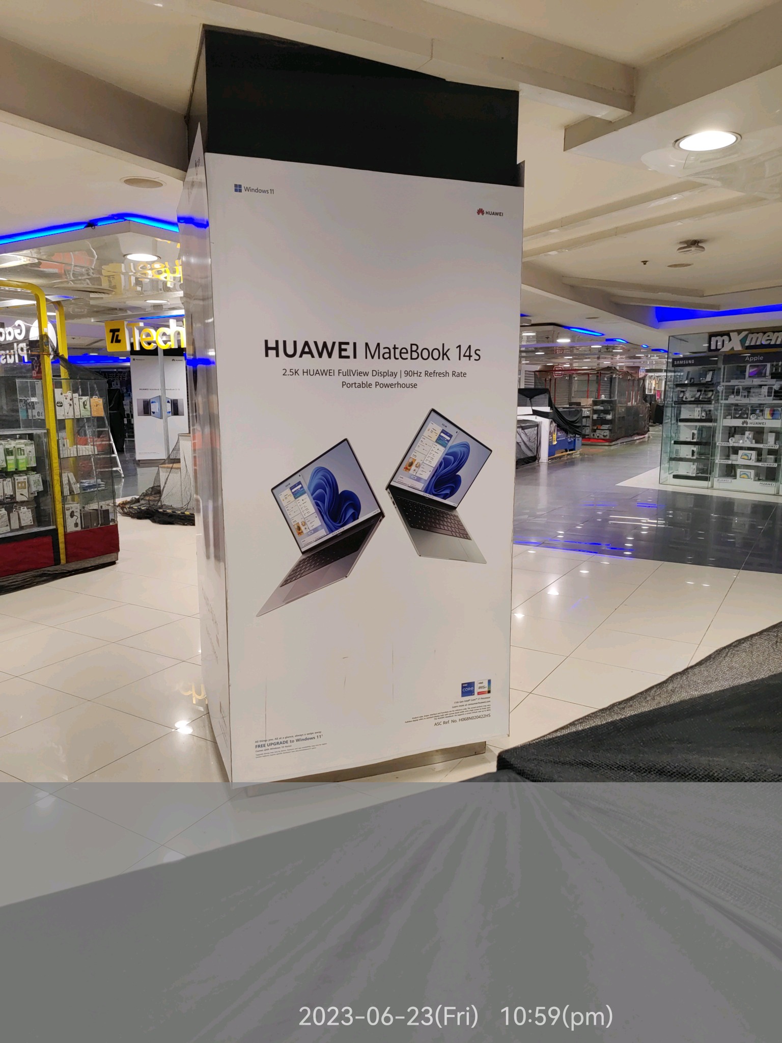 Huawei MateBook 14s pillar wrap by Sky Graphix Digital Solutions