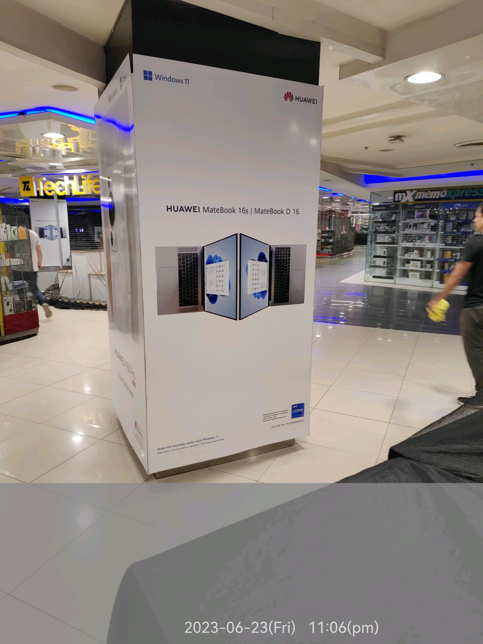 Huawei MateBook 16s pillar wrap side angle by Sky Graphix Digital Solutions