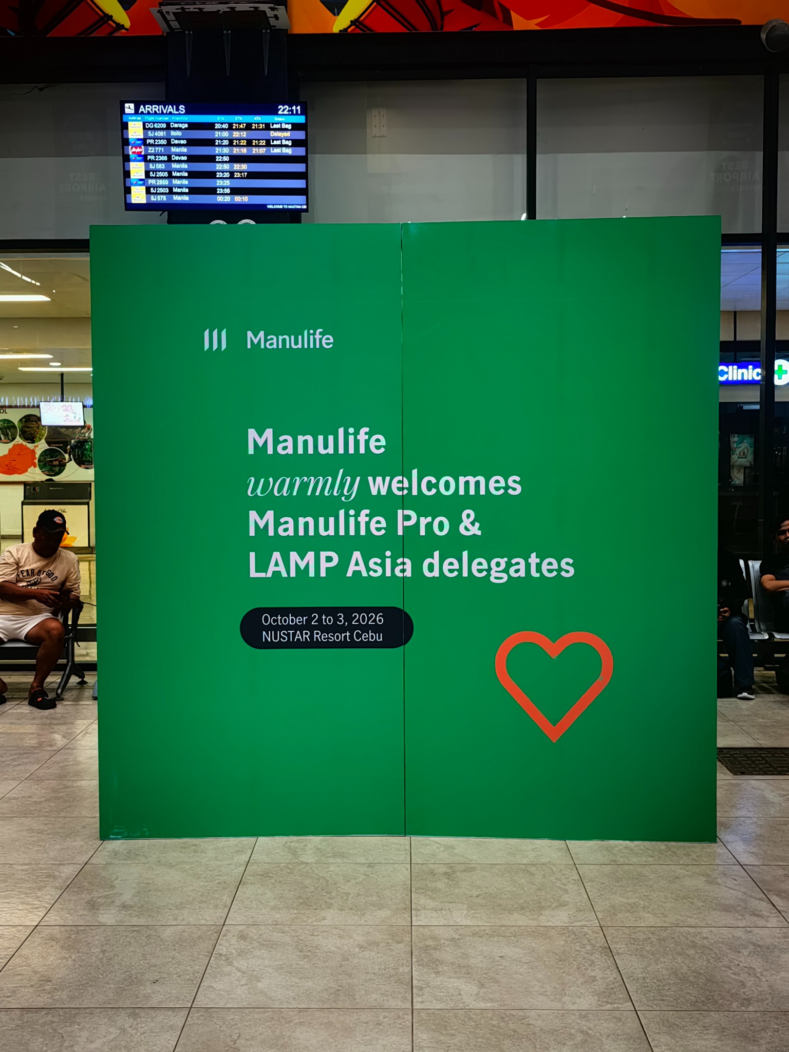 Manulife event backdrop by Sky Graphix Digital Solutions